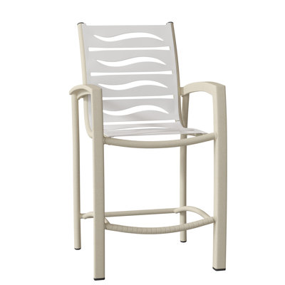 South Beach EZ Span™ Aluminum Outdoor 28'' Bar Stool