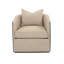 Fauteuil demi-tonneau pivotant rembourré Sonoma