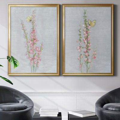 " Foxglove Garden I " 2 - Pieces