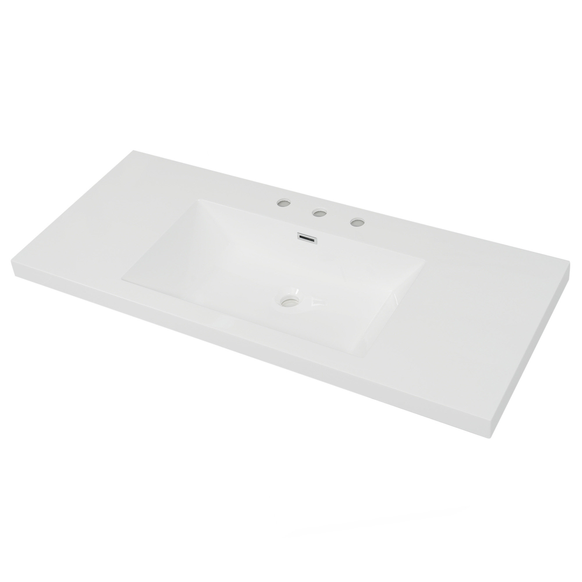 Wrought Studio 48" Resin Basin For Bathroom Vanity, Bathroom Sinks With ...