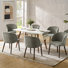 Kanalu Modern Dining Chair With Solid Wood Legs