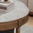 Round  Ottoman Coffee Table-1898685291