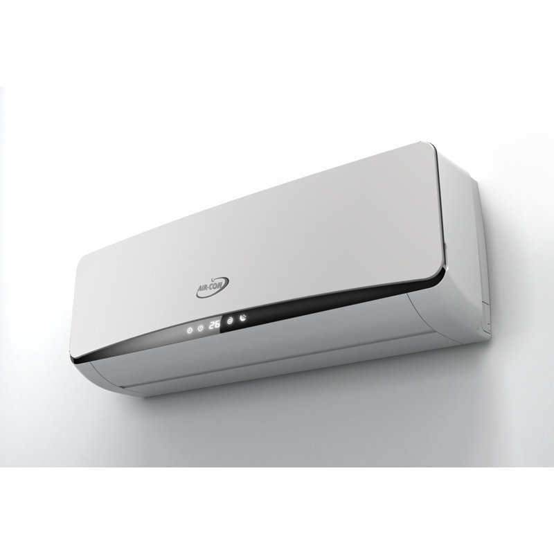 Air-Con 9000 BTU White Ductless Mini-Split Heat Pump with Remote