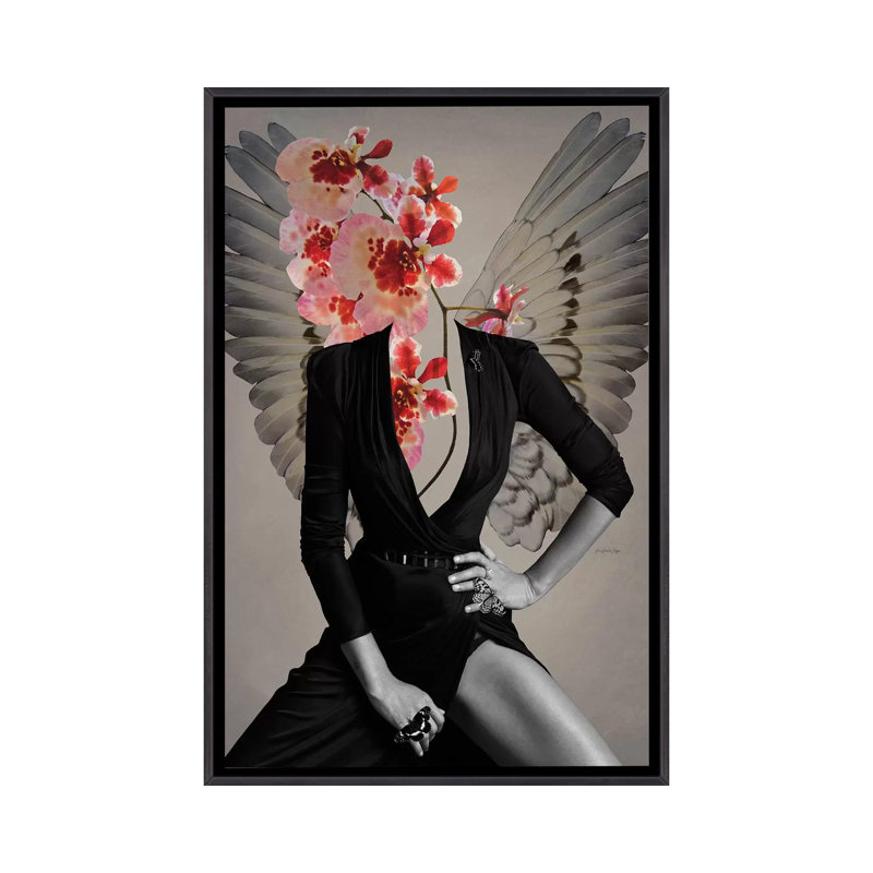 « ISA » par Ana Paula Hoppe-impression d’art graphique, Pas de tapis, H 26 po x l 18 po x P 1,5 po