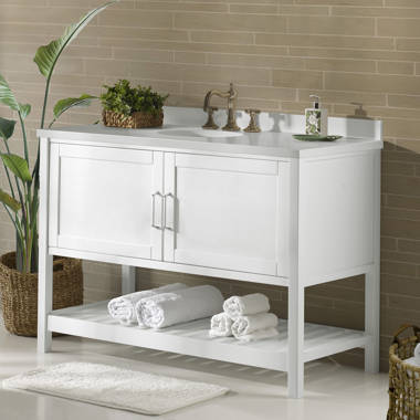 Bolton Bathroom Storage Cubby & Towel Bar Wall Shelf