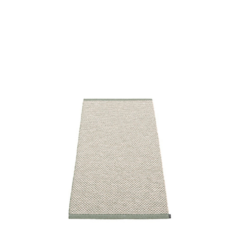 Effi Area Rug in Army/Gray, Rectangle 2' x 4'