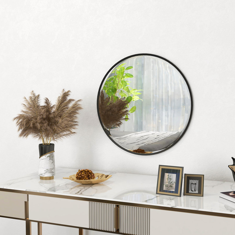 Miroir de salle de bain en métal
