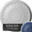 Endurathane Leandros Ceiling Medallion, 19 7/8"OD x 1 1/4"P (Fits Canopies up to 6 3/8"), Hand-Painted Americana Finish-28580128