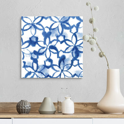 «Indigo Floral» par Aimee Wilson, reproduction sur toile