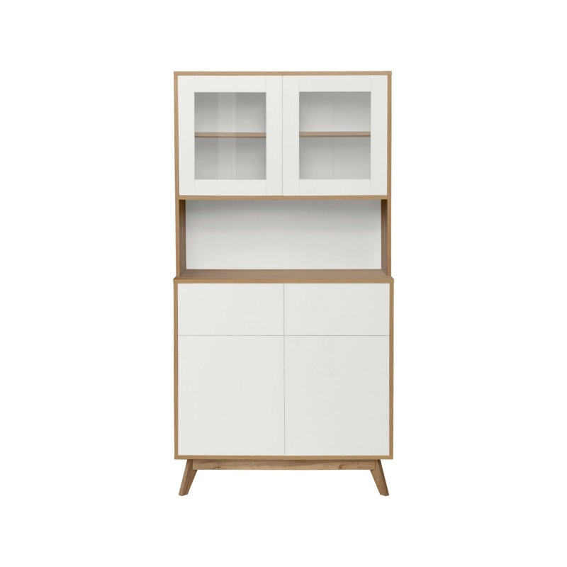 Saguaro 165cm Kitchen Pantry, Oak/White
