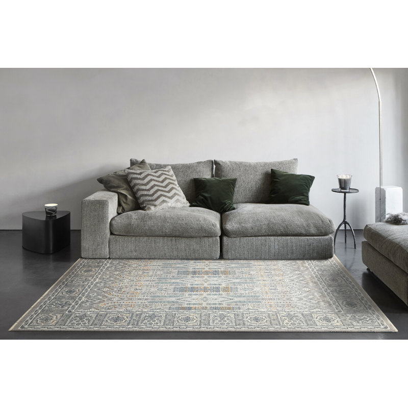 Cristaly 6,7 x 9,6 2342-999 Étain doux / Multicolore, Rectangle 3 pi x 5 pi