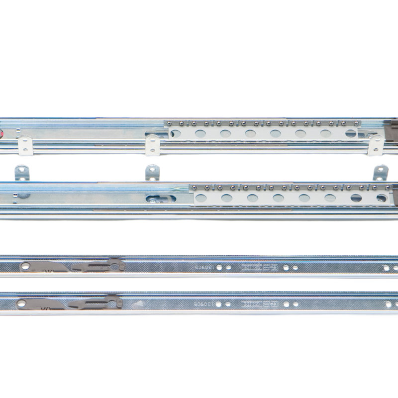 Slide-A-Shelf Full Extension Steel Ball Bearing Drawer Slides with Soft Closing Feature, 1.94" H x 17.75" W x 1.38" D