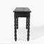 Spindle Console Table - Black