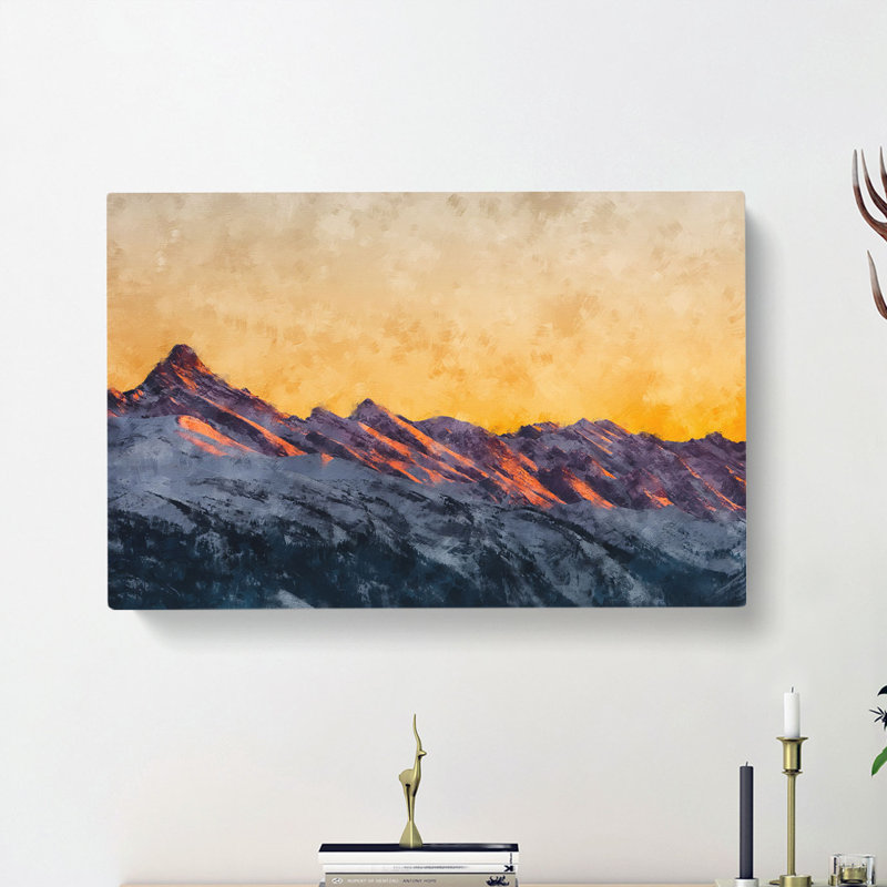 Mountain Colours - Wrapped Canvas, 35cm H x 50cm W x 3cm D