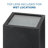 Plimpton 2-Light Modern Outdoor LED Outdoor Wall Square / Rectangle Light With Top Lens-631571469