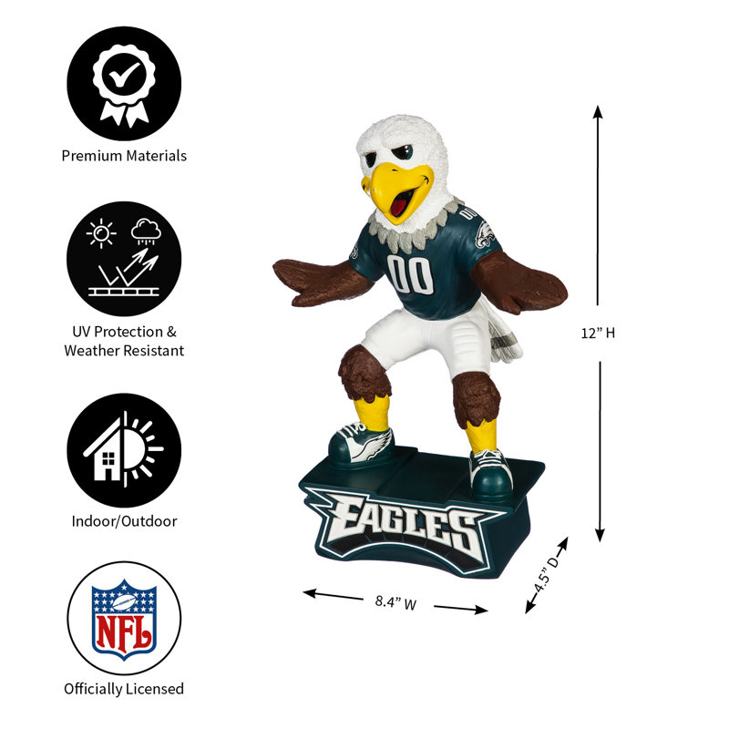 Statue mascotte nfl, Eagles de Philadelphie