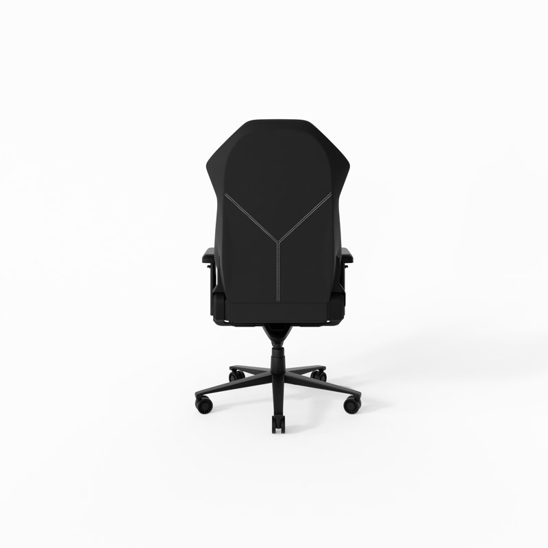Inbox Zero Adjustable Reclining Ergonomic Swiveling PC & Racing Game Chair, Grey