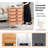 10-drawer Storage Cart Utility Rolling Trolley Kitchen Organizer-171060951