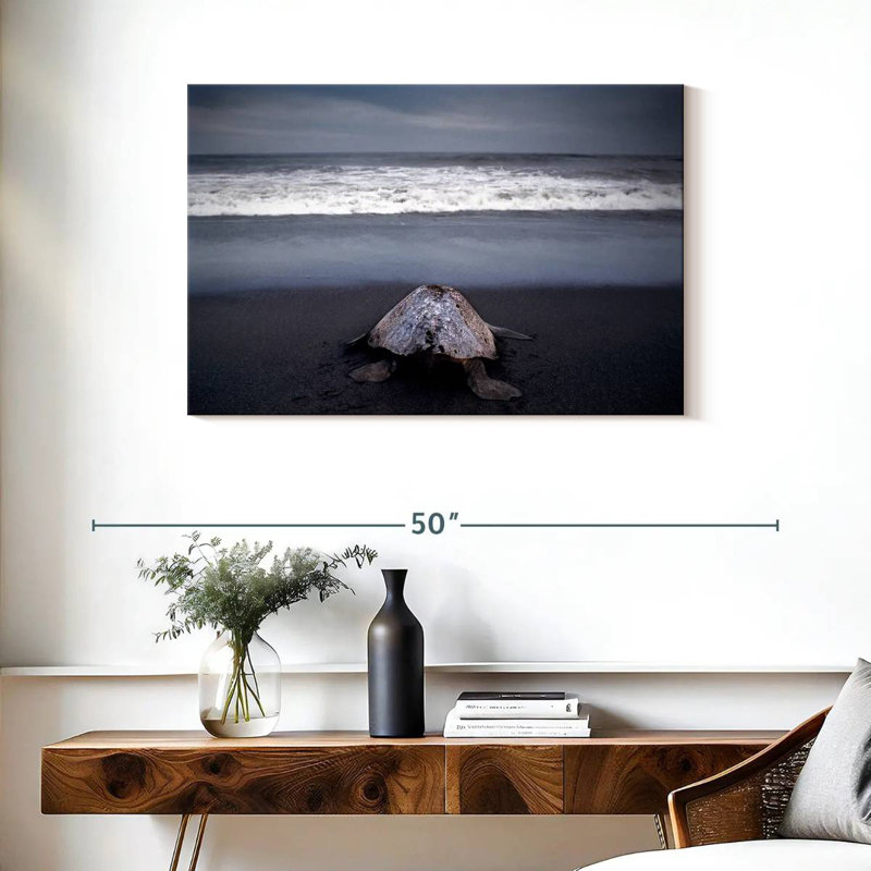 Brampt Ridley Sea Turtle, 24" H x 36" W