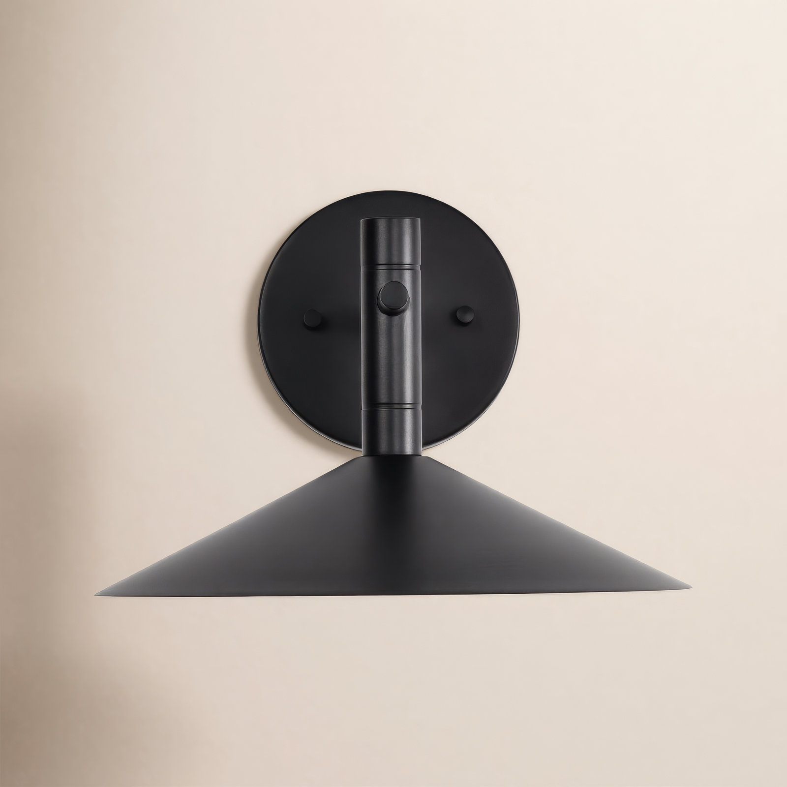 Vicente - 10 Inch LED Wall Sconce - 3K/4K/5K CCT Selectable, Matte Black, Matte Black