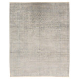 Wool Area Rug in Silver