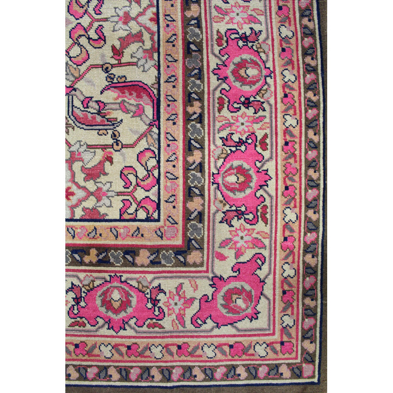 Amritsar One-of-a-Kind 7'10" X 9'10" 1940s Wool Area Rug in