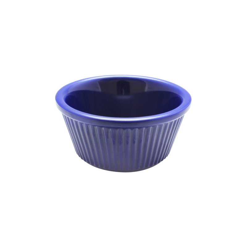 Ramequin à cannelures rondes thunder group inc., Bleu