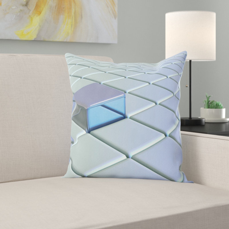 Coussin décoratif grille