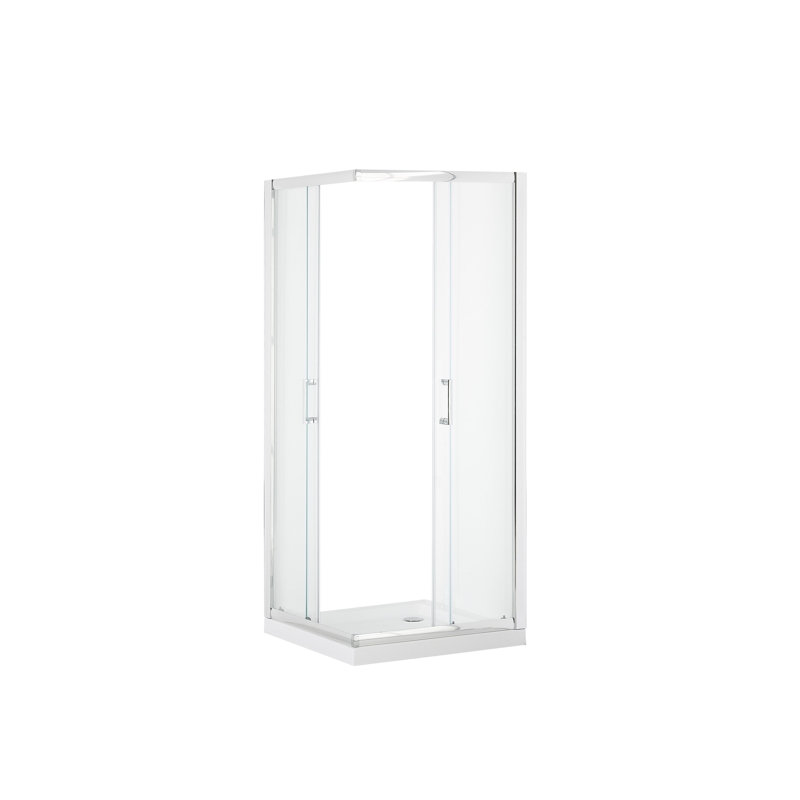 Alsafi Tela Square Shower Enclosure, 185cm H x 90cm W x 90cm D