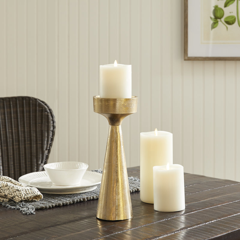 Florence Candlestick, 13" H x 4" W x 4" D