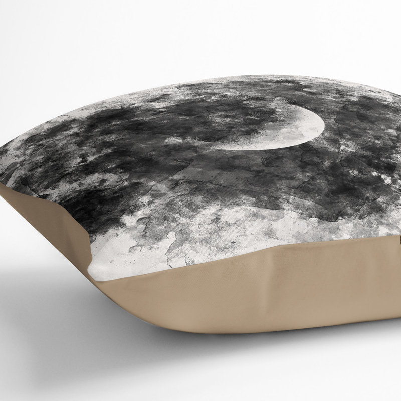 Square Throw Cushion, Stone, 55cm H x 55cm W x 20cm D