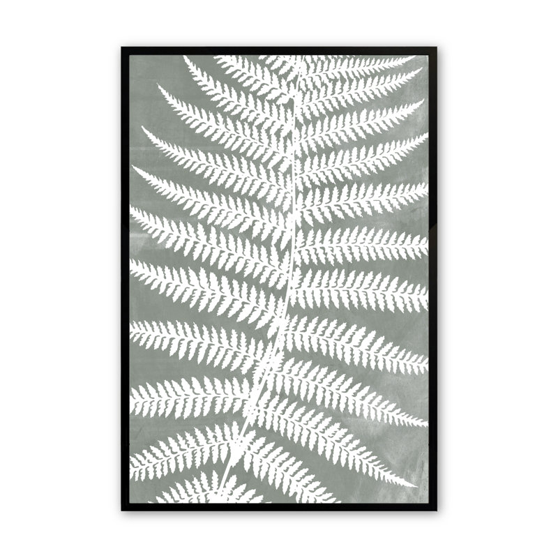 Sage Serenade, ensemble de 3 pièces encadrées sur papier, Noir satiné, H 25,5 po x l 19,5 po x P 1 po