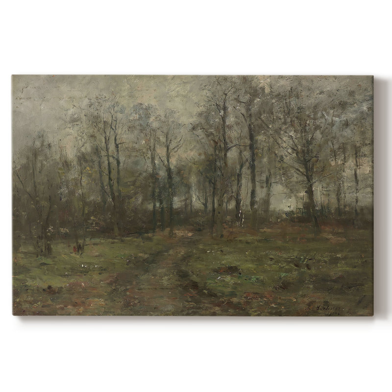 "Vintage Landscape" - CCXCVI, reproduction d'art sur toile, H 13 po x l 19 po