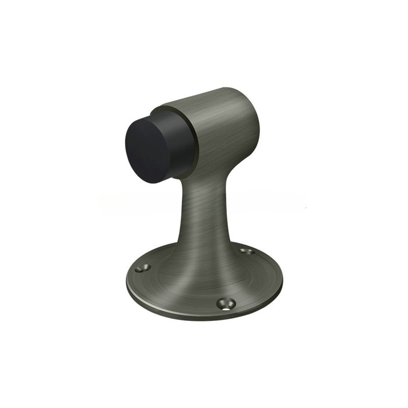 Fixation au sol Deltana DSF3225U15A, pare-chocs, HD, laiton massif en nickel antique, Nickel antique