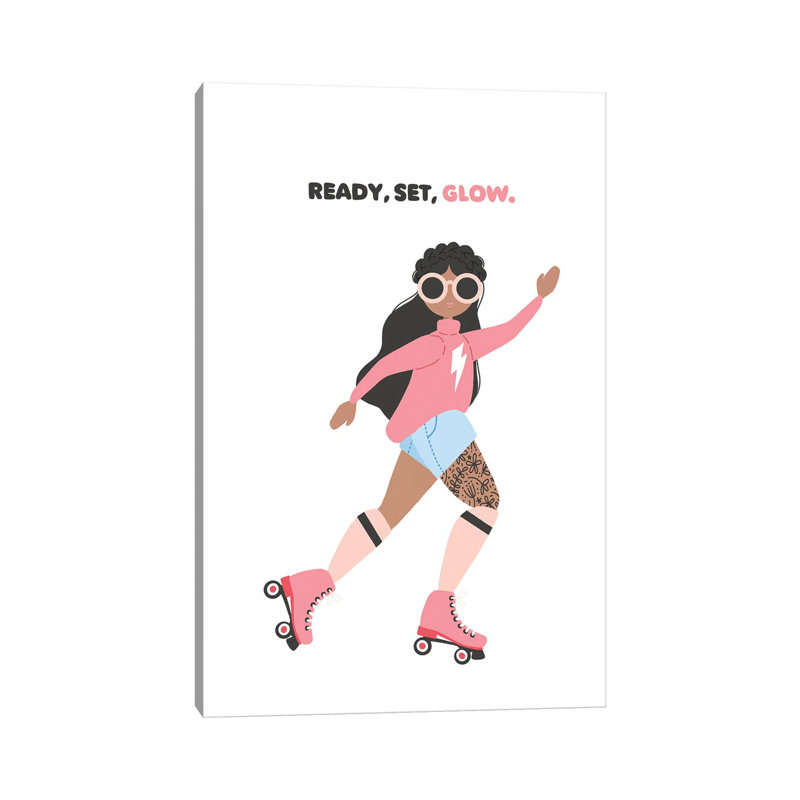 Ready, Set, Glow by The Beau Studio - Wrapped Canvas Print, 101.6 cm H x 66.04 cm W