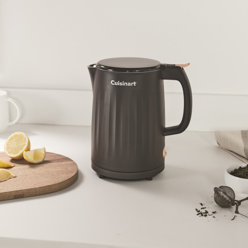 Cuisinart Soho 1-Liter Double-Wall Electric Kettle, Black