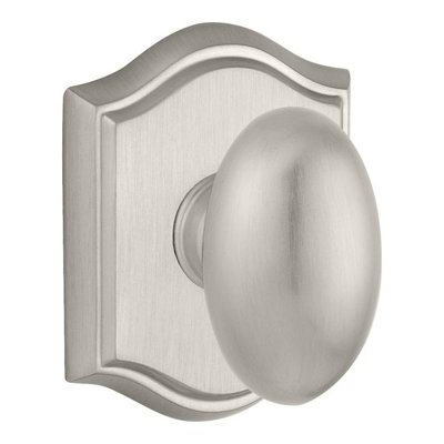 Ellipse Single Dummy Door Knob with Arch Rosette