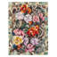 Tapestry Flower Damson Throw