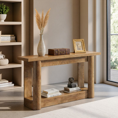 Entryway Table,2-Tier Console Table,Sofa Table
