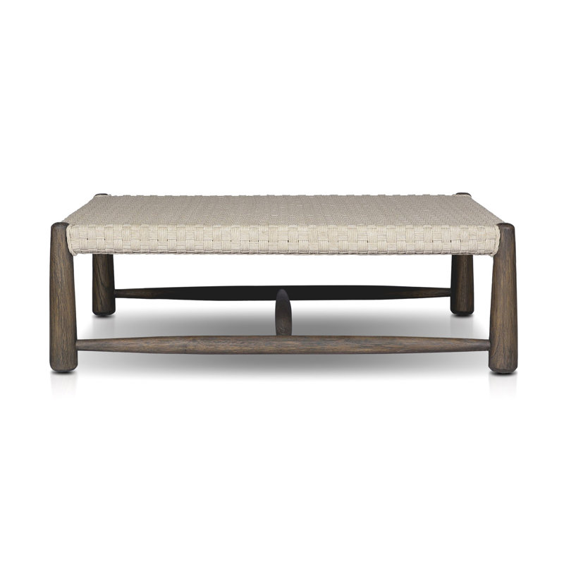 Savio Outdoor Coffee Table, Vintage White