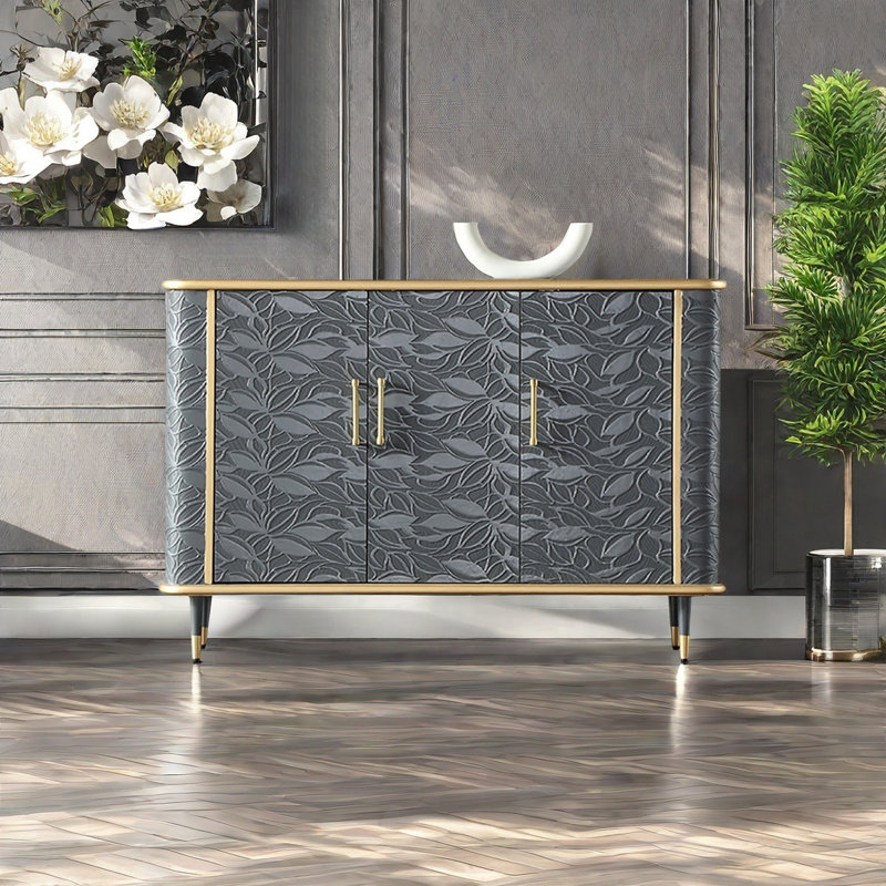 Simple Light Luxury Multi-functional Decor Cabinet