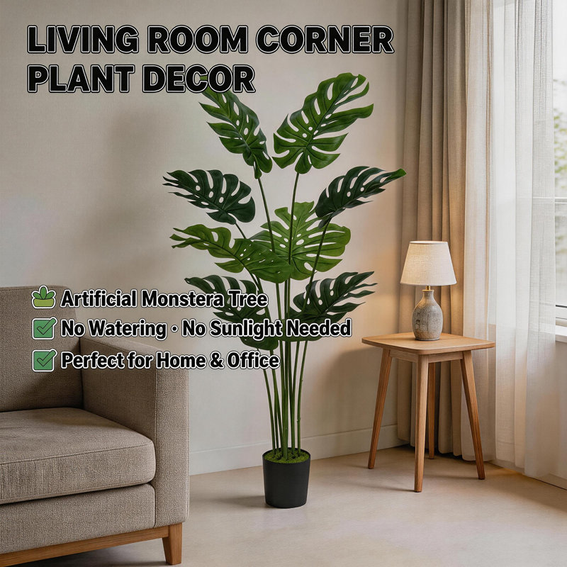 Plante artificielle 48 "Monstera, Monstera
