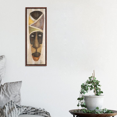 Tikar Mask by Carol Robinson - Panoramic Print on Canvas