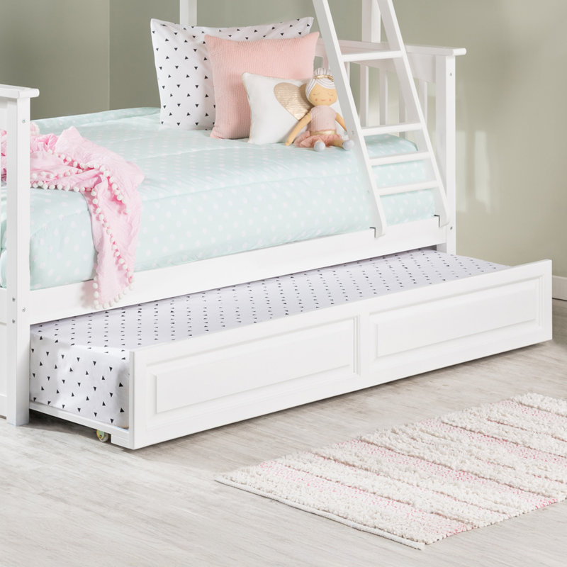 Brizeyda Trundle Unit, White