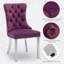 Chaises de salle à manger, chaise de salle à manger rembourrée haut de gamme avec anneau clouté-531111163-511006597-511006617