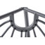 Lyon Anthracite Outdoor Single Hanging Chair-159614719-159614718