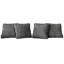 Housses de coussin en velours carré 18 po x 18 po Laconia-111805398
