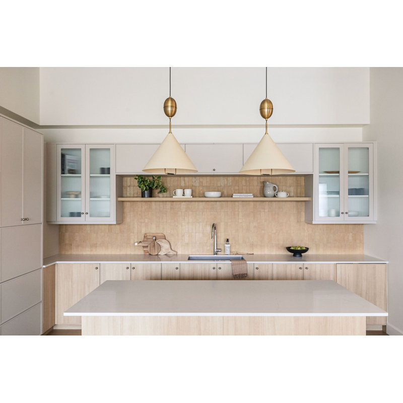 Fontana 1 Light Pendant, Patina Brass/Slate Blue