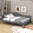 Full Upholstered Daybed With Headboard And Armrest-7689266
