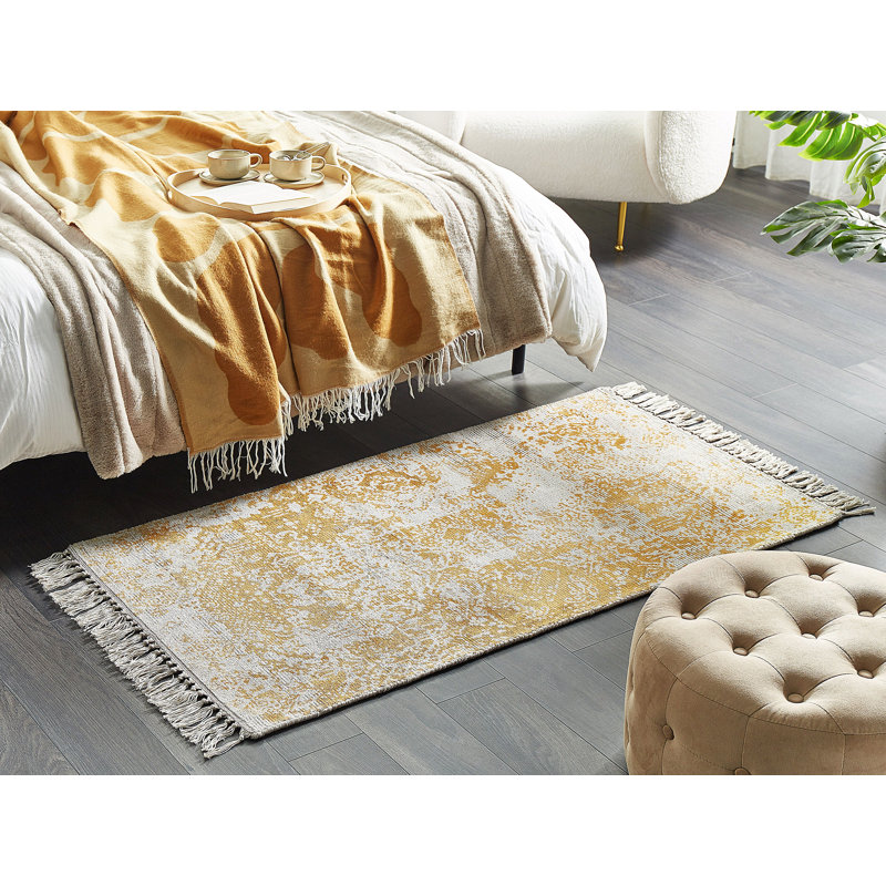 Ashawn Oriental Viscose Hand Woven Area Rug, Rectangle 80 x 150cm